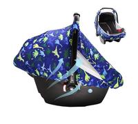 Car Seat Cover Kids, Travel Carrier Canopy, Kick-Proof 2 Layer Nursing Shield, Fit for Boys Girls Toddler, Breathable Windproof Protection for Outdoor Baby Car Seat