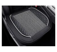 car seat covers front pair Housse Siège Voiture 3D Universelle Soie Glacée Respirante + Coussin Protection En Cuir PU Tapis Modification Conduite(White front 1pcs)