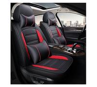 car seat covers front pair Housse Siège Voiture En Cuir PU 5 Places Pour PEUGEOT 206 Pour 307SW 308 407 408 Pour 508sw 208 2008 3008 4008 5008 Pour RCZ(B Bk Red 5 Seat)