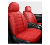 car seat covers front pair Housse Siège Voiture En Cuir PU 5 Places Pour PEUGEOT 206 Pour 307SW 308 407 408 Pour 508sw 208 2008 3008 4008 5008 Pour RCZ(A Red 5 Seat)