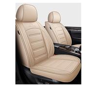 car seat covers front pair Housse Siège Voiture En Cuir PU 5 Places Pour PEUGEOT 206 Pour 307SW 308 407 408 Pour 508sw 208 2008 3008 4008 5008 Pour RCZ(A Beige 5 Seat)
