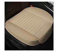 car seat covers front pair Housse Siège Voiture En Cuir Universelle Confortable Et Respirante Tout Au Long L'année Pour Protéger Accessoires Auto Du(Beige front)