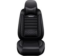 Car Seat Covers Universal Full Set Accessories for Renault Clio Duster 4 Espace Leon Ibiza Mitsubishi Lancer X Pajero Outlander Subaru Fo(Black)