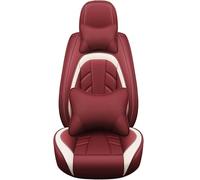 Car Seat Covers Universal Full Set for Opel Astra H J G Badge Zafira B Corsa D Vectra C Dacia Duster Accessories(Red Luxury)