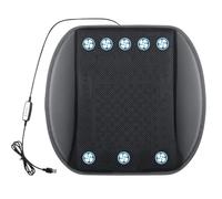 Car Seat Cushion, Cooling Fan Pad, Air Circulation Cover, Plug In Ventilated Mat, for Road Trips Commuting Family Outings Camping City Touring SUV RV Truck Comfort Cooling Summer Driving Use