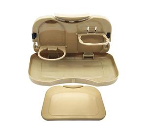 Car Seat Organiserr - 25.5x15cm PP | Foldable Table with Cup Holder
