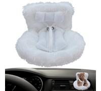 Car Seat Plush Dolls, Doll Safety Seat Toy Display, Adjustable Design with Air Vent Attachment, Lightweight and Portable Automotive Decor for Sedan, 15.5x15.5x6cm