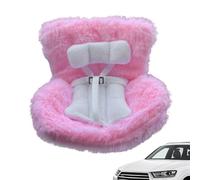 Car Seat Plush Dolls, Doll Safety Seat Toy Display, Adjustable Design with Air Vent Attachment, Lightweight and Portable Automotive Decor for Sedan, 15.5x15.5x6cm