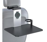 Car Seat Tray, Foldable Anti-Slip Backseat Table, Auto Tray with Drink Holder for Safe Eating, Sturdy Easy Clean Surfaces, Vehicle Travel Accessory, Truck Sedan Pickup Trailer Use