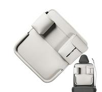 Car Seat Tray - Foldable PU Leather Organizer for Kids Travel | Auto Storage Bag with Multiple Pockets, Phones Keys Snacks Holder, Vehicle Truck SUV Van Road Trip Family Long Drive Daily Activities