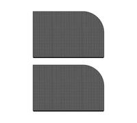 Car Shades for Side Window | 2-Pieces Mesh UV Protection Covers,Car Window Sun Shade | for Long Driving Parking Summer Family Trip Urban Highway Travel Camping