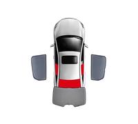 Car Shades Pare-Soleil de Voiture pour Benz Wagon S205 2014 - 2021 visière Avant et arrière Rideau latéral pour fenêtre bébé(3PCS)