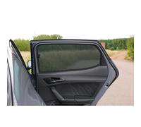 CAR SHADES Set de (Portes arrières) Compatible avec Seat Leon IV HB 5-Portes 2020- (2-pièces), Noir