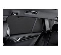 Set de CAR SHADES compatible avec Jeep Compass (MX) 2017- (6-pièces), Noir