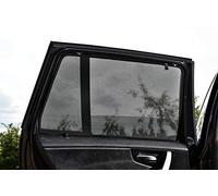 CAR SHADES Set de (Portes arrières) Compatible avec Audi A4 B8 Avant 2008-2015 (2-pièces), Noir