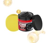Car Shine Paste - Wheel Cleaning System, Auto Restorer with Enhancing Tire Gloss, Deep Black Finish Feature, Protective Coating Formula Design, Vehicle Care Product for Trucks And SUVs