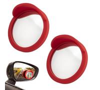 Car Side Mirror Blind Spot - Wide-Angle 360-degree Coverage for Safety | Adjustable Glass with Clear Reflection, Blind-spot-free Rear View Tool, Driving Accessory for Trailer