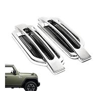 Car Side Vents - Lot de 2 films décoratifs pour capot de voiture - Grille d'aération latérale - Pour capot de voiture, camion, véhicule