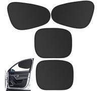 Car Side Window Shades - 4 Pieces Foldable Car Sun Shade Side Window, 7.87 inches Electrostatic Adsorption Static Cling UV Protection Sunshade for Sedan Truck SUV RV Garage Travel Camping