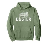 Car Silhouette II Plumeau Sweat à Capuche, Unisexe pour Adultes, Vert Sauge, XXL