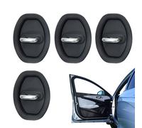 Car Silicone Door Latch Protective Cover,Car Door Lock Latches Cover Protector,Silent Shock Pads,4 Pieces Cushion Pad Thickened Anti-collision Sticker,Stable and Will Not Fall Off,for Most Vehicles