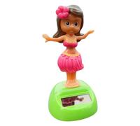 Car Solar Figurine, Tableau de bord Ornement, Weather-Resistant Shaking Girl Statue, Fun Moving Accessory for Auto Interior Decoration, Birthday Holiday, ABS Material, 3.94x1.97 inches