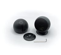 Car Specials Boîtier de haut-parleur en aluminium pour tweeter Audison AV1.1, noir, avec trou oblong