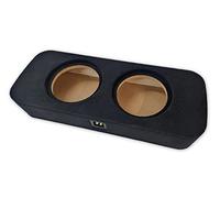 Car Specials Lot de 2 boîtiers de caisson de basses doubles 10" - Compatible avec Hertz MPS 250 - Noir