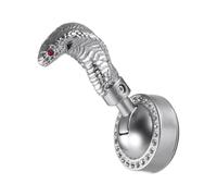 Car Start Stop Button - Alloy Snake Design | Joystick Car Starter Protector | King Keyless Start Button Cover Decorative Accessory For Truck Trailer RV Automotive Sedan Pickup Men