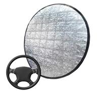 Car Steering Wheel Cover Sun Shade, Wheel Protector, SUV Truck Travel | Car Steering Wheel Cover Sun Shade, Heat Blocking Protector Shield, Essential Vehicle Cool Guard, Summer Travel Accessory