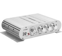 Car Stereo Amplifier Speaker Hifi Power Home Subwoofer 2.1 Channel Audio Output 12v 400w System Silver