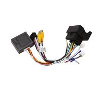 Car Stereo Audio 16 PIN Android Power Wiring Harness Adapter + Canbus Box Compatible for Peugeot 3008/2008/ Compatible for Citroen C4/C3 XR/C5/DS6