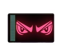 Car Sticker - 7.8x12.5cm Solar Reflective Stickers | Devìl Eye Decorative | Adhesive Auto, Motorcycle, Helmet Decoration | Waterproof, Durable Night Safety Sticker