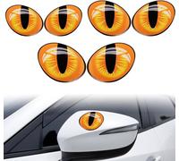 Car Stickers, 2 Pairs 3d Cat Eyes Car Sticker, 3d Animal Decal, Interesting And Creative Decoration For Car, Car, Car, Car, Car, Multicoloured