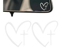 Car Stickers for Women - 1.2x1.18x0.04 in Self Adhesive Decorative Stickers