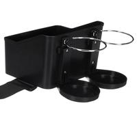 Car Storage 2 | Boîte de Rangement pour accoudoirs de Voiture | Organiseur de siège Auto Multifonction avec Porte-gobelet Pliable | Support de téléphone Portable pour café, Boisson, gobelet à Eau