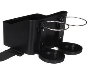 Car Storage 2 | Boîte de Rangement pour accoudoirs de Voiture | Organiseur de siège Auto Multifonction avec Porte-gobelet Pliable | Support de téléphone Portable pour café, Boisson, gobelet à Eau