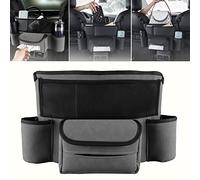 Car Storage Pocket, Car Storage Pocket Handbag Holder for Car Between Seats, Car Large Capacity Storage Bag, Multi-Pocket Automotive Seat Organizer Large Capacity Storage Bag (Grey)