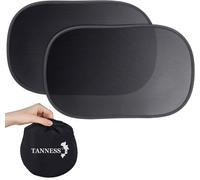 Car Sun Shades For Kids Baby Pets Uv Protection Sun Shade Sticker For Rear Side Window Universal Fit 2 Pack