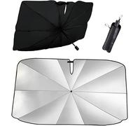 Car Sun Visor Umbrella, 138 X 78 Cm Car Sun Visor Front Foldable Umbrella ¿ Uv Protection Universal Foldable Design Suv & Large