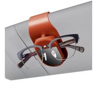 Car Sunglass Holder, Visor Organizer Clip, 1.57x3.22in Automotive Storage Solution, Secure Easy Access, Scratch Resistant Design for Aesthetic Compact Fit, Vehicle Travel Essential