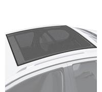 Car Sunroof Net | Polyester Mesh, Black, S/M/L | Magnetic Screen for Vehicle Roof | Light Transmitting Sun Shade & Heat Insulation (S:22, M:34, L:40 Magnets)
