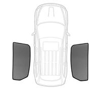 Car Sunshade Mesh Rear Side Window Curtain Visor Black Magnetic Anti-UV