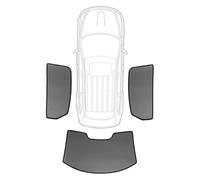 Car Sunshade Mesh Rear Side Window Curtain Visor Black Magnetic Anti-UV