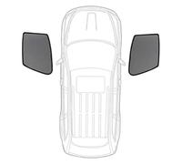 Car Sunshade Mesh Rear Side Window Curtain Visor Black Magnetic Anti-UV