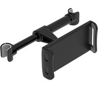 Car Tablet Headrest Holder 360° Rotation Car Seat Tablet Holder for 4.4-11 Inch iPad/iPhone/Samsung Tab/Kindle Fire HD/Nintendo Switch, etc. [Black]