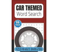 Car Themed Word Search: A book of puzzles with easy to read print centered around the world of automobiles | 6x9 inches, 110 pages | 55 Puzzles | Great gift for dad
