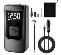 Car Tire Inflator - Digital Detection Pumping Machine, Système d'inflation sans fil, Portable Automotive Air Delivery Unit, High Precision Wheel Pressurizing Apparatus | for Cycling