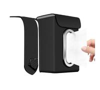 Car Tissue Dispenser - Facial Paper Holder with Hooks | 20x12cm Organizer with Portable Design, Backseat Storage Accessory for Road Trip Travel Automotive Interior Truck SUV