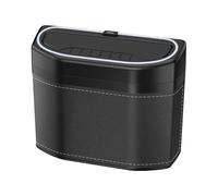 Car Trash Bin - Car Garbage Bin | Carr Cup Holder Trash Can, Automotive Dustbin With Touch Light, Smell-Proof Waste Storage Can For Vehicle Rvs Minivans Pick-Ups Trucks Boats Cabs Road Trips